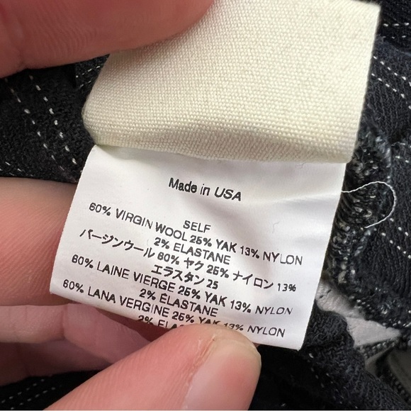 Lost Daze Rare Skull Dove Tapered Stripe Trousers - Picture 8 of 8